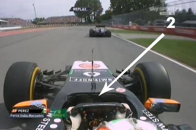 Perez onboard Canada 2