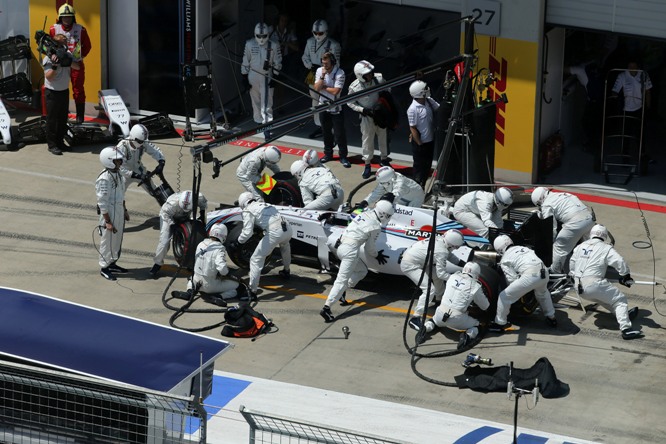 22.06.2014- Race, Pit stop, Felipe Massa (BRA) Williams F1 Team FW36