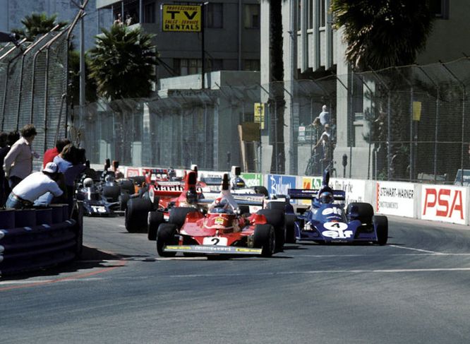 Regazzoni Ferrari Long Beach 1976