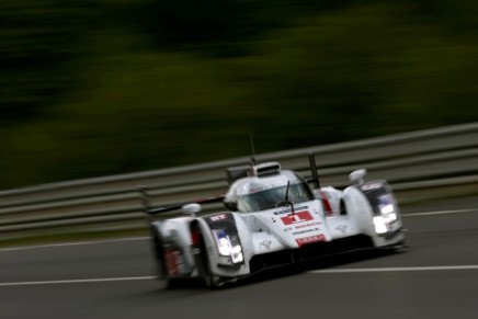 Audi r18 le mans test