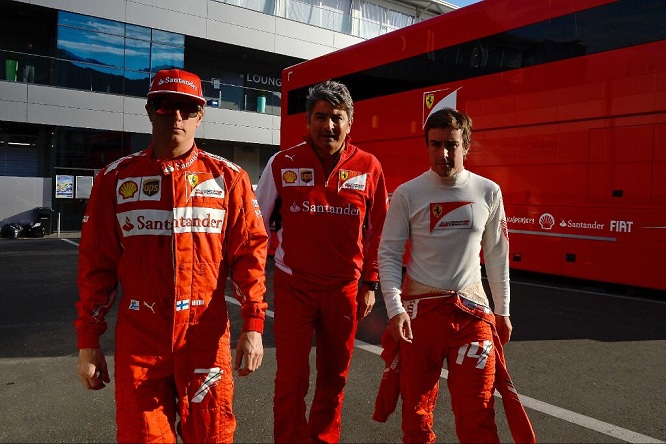 mattiacci raikkonen alonso ferrari austria 2014