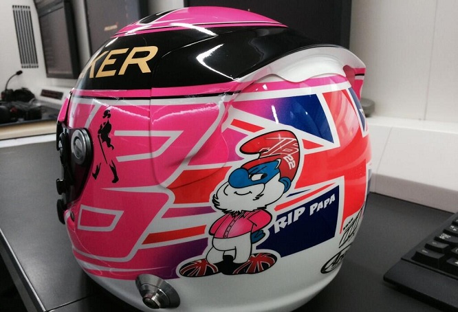 Casco Jenson Button omaggio John Button 1