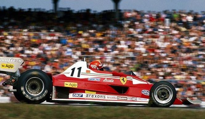 Lauda Ferrari Hockenheim GP Germania 1977