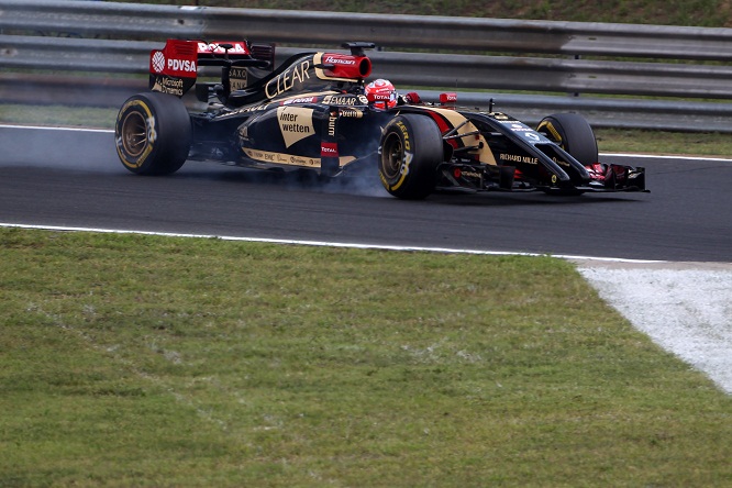F1 | Lotus senza gloria in Ungheria: Maldonado 13°, sciocchezza Grosjean