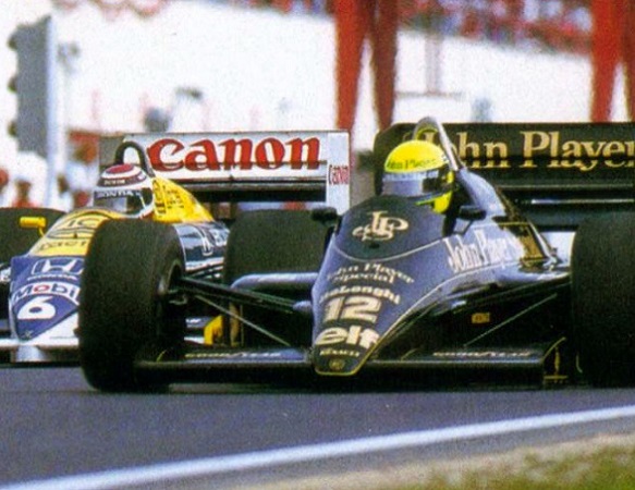 Senna Piquet Hungaroring