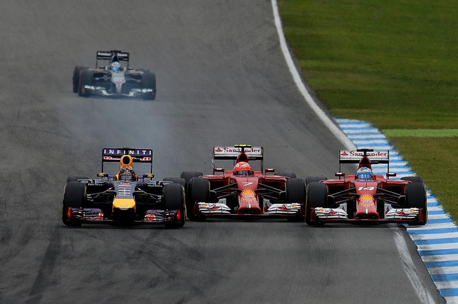 alonso vettel raikkonen gp germania 2014