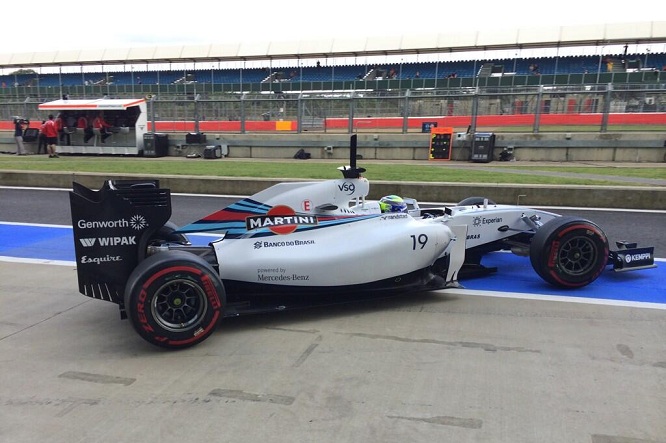 test silverstone 2014 Williams Felipe Massa