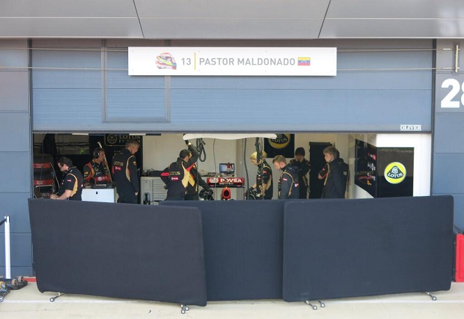 test silverstone 2014 lotus maldonado