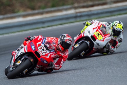 Andrea Dovizioso Andrea Iannone Brno 2014