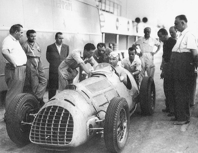 Ferrari 125 Autodromo Monza test 1949