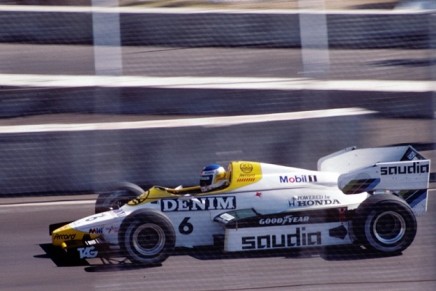 Keke Rosberg Williams Honda Dallas 1984