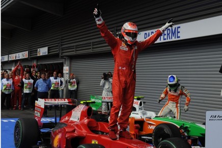 Kimi Raikkonen Spa 2009