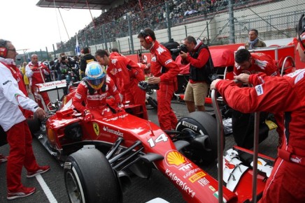 24.08.2014- Race, Fernando Alonso (ESP) Scuderia Ferrari F14-T