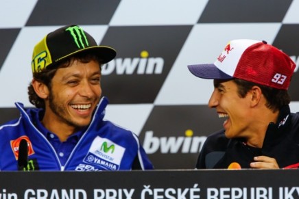 Rossi Marquez Press Conference Brno 2014