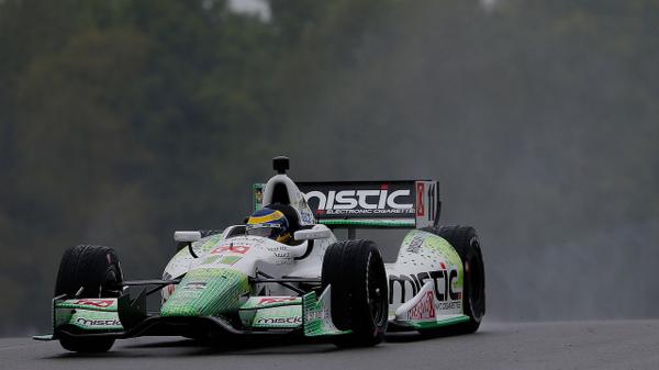 Sebastien Bourdais Indycar pole Mid Ohio 2014