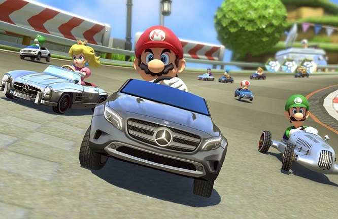 Nintendo porta tre veicoli Mercedes su Mario Kart 8