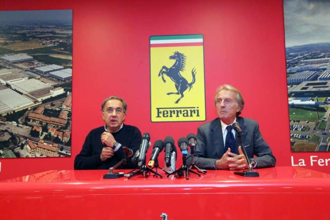 Marchionne Montezemolo conferenza stampa 2