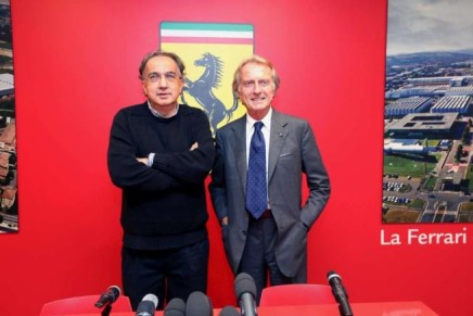 Marchionne Montezemolo conferenza stampa