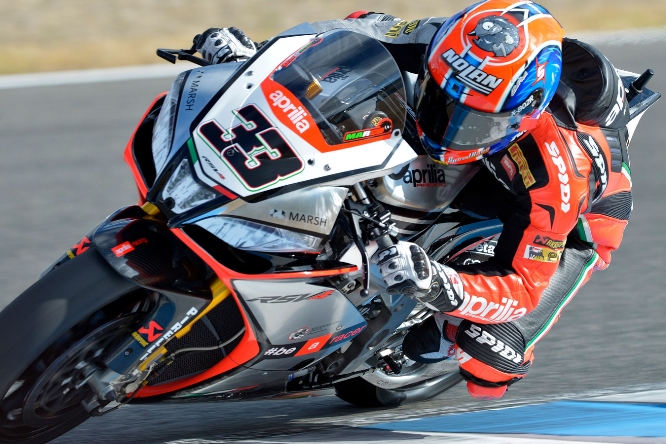 WSBK | Jerez Gara 1: Vince Melandri, doppietta Aprilia. Ducati a podio