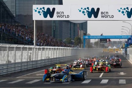 Partenza Pechino 2014 Formula E