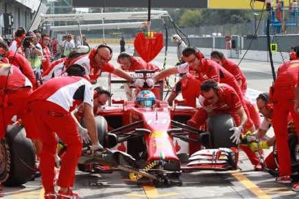 05.09.2014 - Free Practice 2, Fernando Alonso (ESP) Scuderia Ferrari F14-T