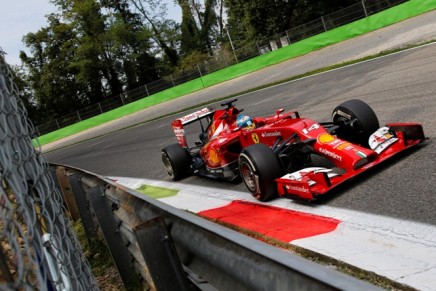 05.09.2014 - Free Practice 2, Fernando Alonso (ESP) Scuderia Ferrari F14-T