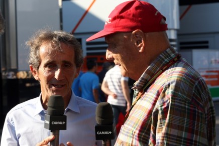 06.09.2014 - Alain Prost (FRA) and Nikki Lauda (AU), Mercedes