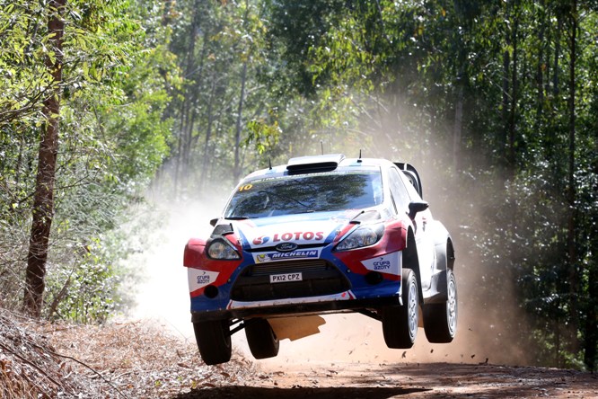 Robert Kubica (POL) Maciej Szczepaniak (POL) Ford Fiesta RS WRC