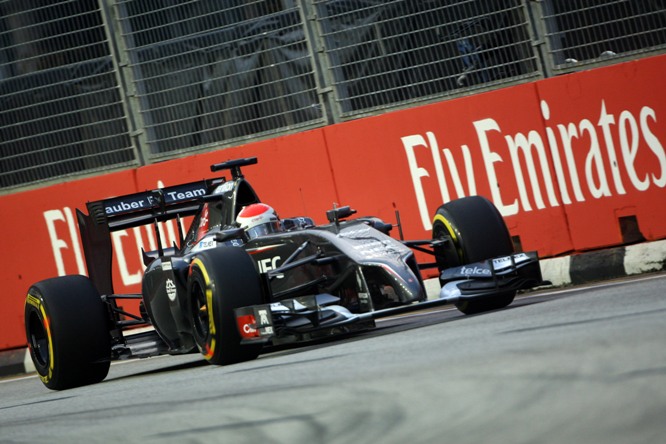 19.09.2014- Free Practice 1, Adrian Sutil (GER) Sauber F1 Team C33