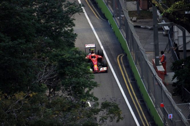 19.09.2014- Free Practice 1, Kimi Raikkonen (FIN) Scuderia Ferrari F14-T