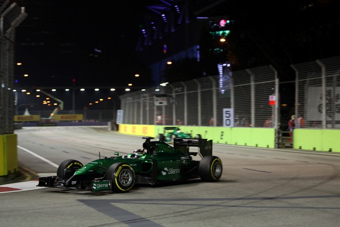 19.09.2014- Free Practice 2, Kamui Kobayashi (JAP) Caterham F1 Team CT-04