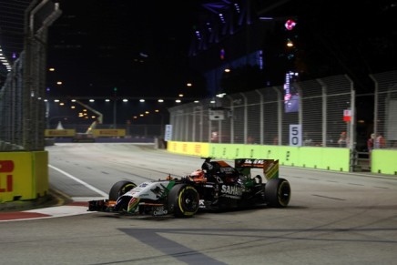 19.09.2014- Free Practice 2, Sergio Perez (MEX) Sahara Force India F1 VJM07