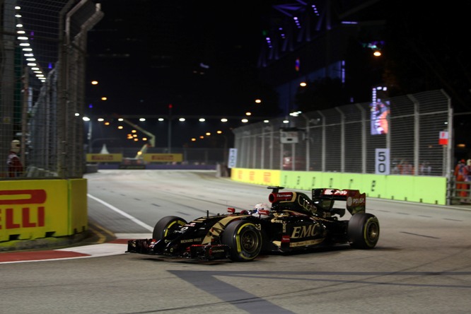 19.09.2014- Free Practice 2, Pastor Maldonado (VEN) Lotus F1 Team E22