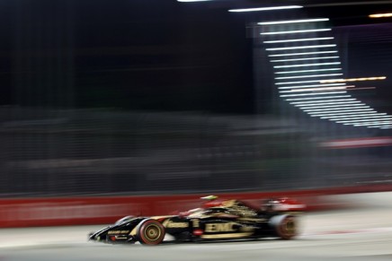 19.09.2014- Free Practice 2, Pastor Maldonado (VEN) Lotus F1 Team E22