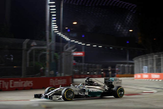 19.09.2014- Free Practice 2, Lewis Hamilton (GBR) Mercedes AMG F1 W05