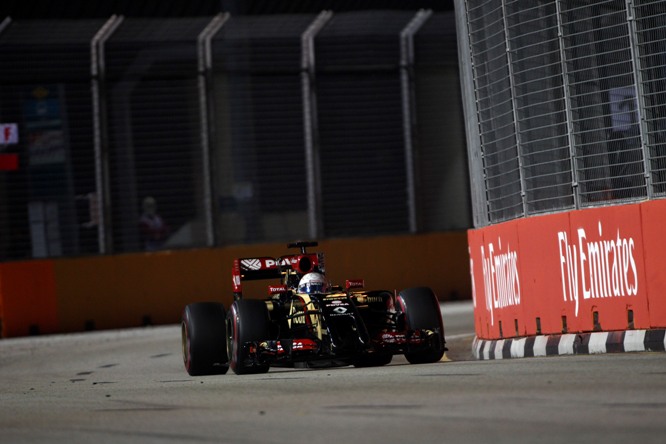 19.09.2014- Free Practice 2, Romain Grosjean (FRA) Lotus F1 Team E22