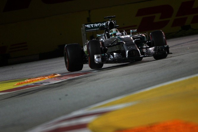 19.09.2014- Free Practice 2, Lewis Hamilton (GBR) Mercedes AMG F1 W05