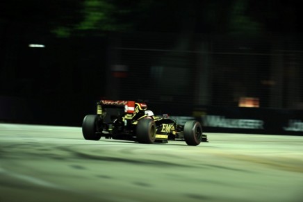 19.09.2014- Free Practice 2, Romain Grosjean (FRA) Lotus F1 Team E22