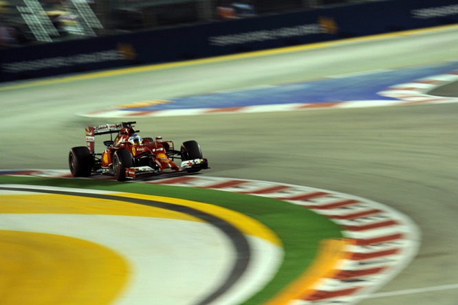 19.09.2014- Free Practice 2, Fernando Alonso (ESP) Scuderia Ferrari F14-T