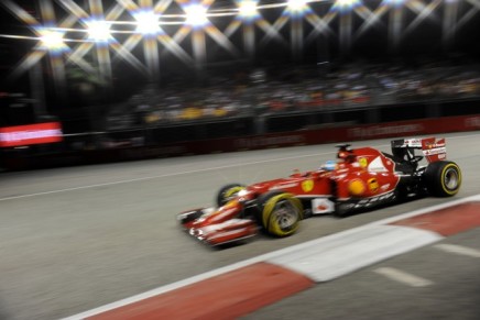 20.09.2014 - Qualifying, Fernando Alonso (ESP) Scuderia Ferrari F14-T