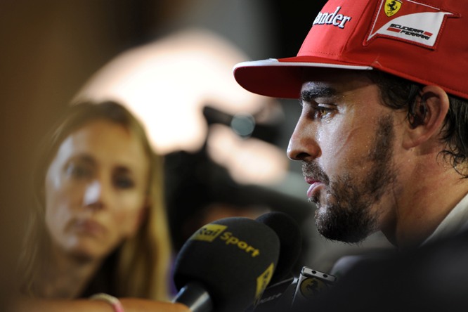 20.09.2014 - Qualifying, Fernando Alonso (ESP) Scuderia Ferrari F14-T