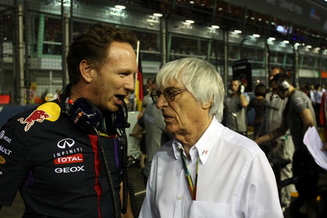 F1 | Horner respinge la provocazione di Ecclestone sulle Power Unit