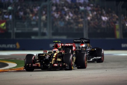 21.09.2014 - Race, Pastor Maldonado (VEN) Lotus F1 Team E22