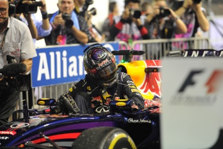 21.09.2014 - Race, 2nd position Sebastian Vettel (GER) Red Bull Racing RB10