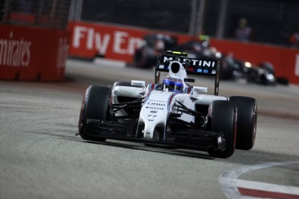 21.09.2014 - Race, Valtteri Bottas (FIN) Williams F1 Team FW36