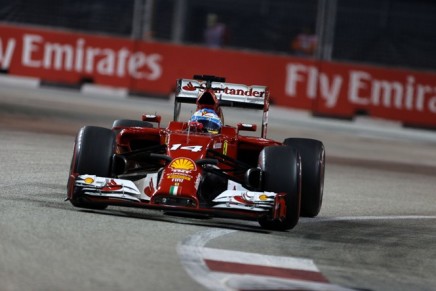 21.09.2014 - Race, Fernando Alonso (ESP) Scuderia Ferrari F14-T