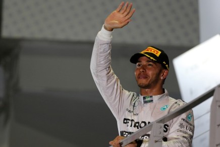 21.09.2014 - Race, Lewis Hamilton (GBR) Mercedes AMG F1 W05 race winner