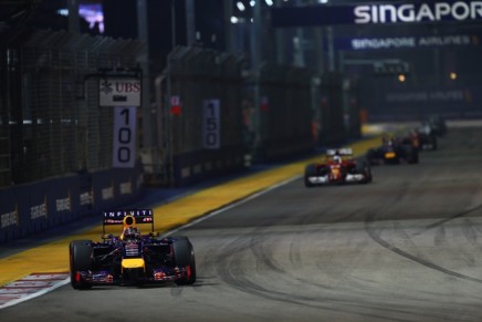 21.09.2014 - Race, Sebastian Vettel (GER) Red Bull Racing RB10