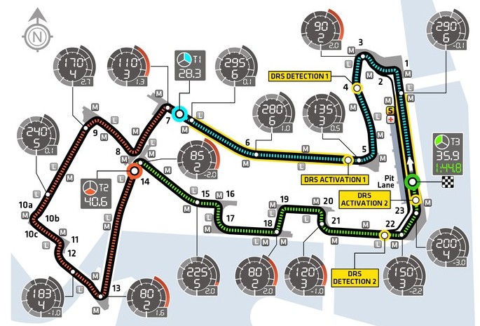 Singapore Marina Bay Map