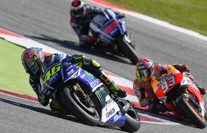 rossi marquez lorenzo misano 2014